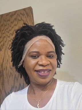 Black Women’s Short Locs Wig - Lace Front